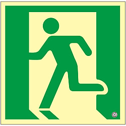高輝度蓄光避難口標識（C級認定品）
