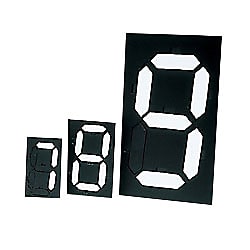 マグネット式数字表示器マグマック（裏面接着テープ付）