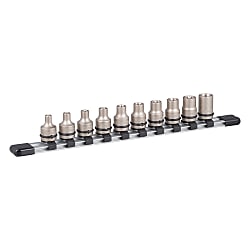 インパクト用トルクスソケットセット（ホルダー付） HATXE310