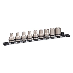 インパクト用トルクスソケットセット（ホルダー付） HATXE409