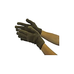 純綿OD色軍手 12双入