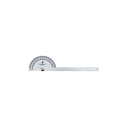 プロトラクター No.30 シルバー φ120（直径120mm） 竿目盛なし