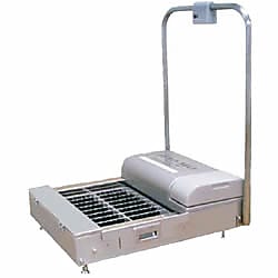 自動靴底洗浄機（湿式・水槽脱着タイプ）