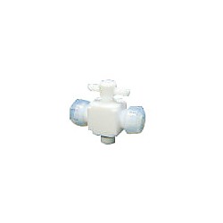 ふっ素樹脂（PTFE）  二方バルブ接続型