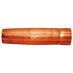 溶接用トーチ部品ノズル 全長75mm