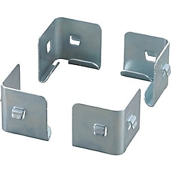 セミボルトレス軽量棚用中段金具（4個入）