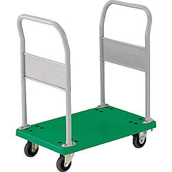 樹脂製運搬車 グランカート （固定ハンドル・両袖タイプ）