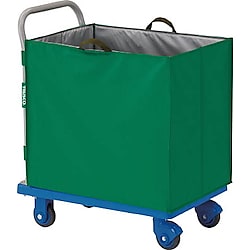 樹脂製運搬車 グランカート サイレント 蓋無ハンドトラックボックス付