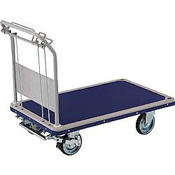 プレス製運搬車 アクセル  （固定ハンドルタイプ・ハンドル解除式アシスト機能付）