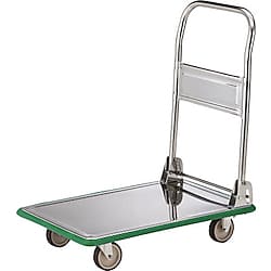 ステンレス製運搬車 （折りたたみハンドルタイプ）