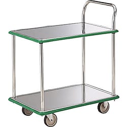 ステンレス製運搬車 （片袖2段タイプ）