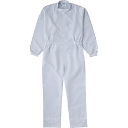 クリーンルーム用つなぎ服(制電糸グリッド仕様) フードなし
