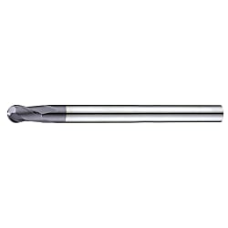 超硬2枚刃ロングボールエンドミル 30° B242X