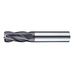 超硬4枚刃不等分割コーナーラジアスショートエンドミル 30° B256X
