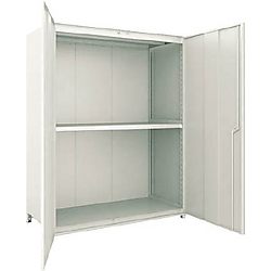 軽中量ボルトレス棚 M2型 （パネル・扉付・200kgタイプ､高さ1800mm､3段タイプ）
