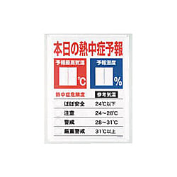 熱中症予報板