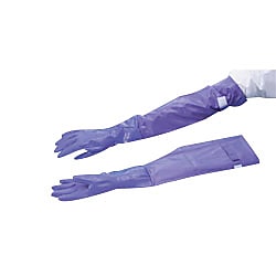 ビニール手袋腕カバー付き 全長650／670mm