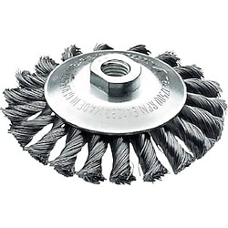 ノットベベルブラシ 高張度鋼線,最高使用回転数（rpm）：12500