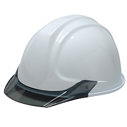 ヘルメットSY-C型（透明バイザー・雨垂れ防止溝付・衝撃吸収ライナー付）