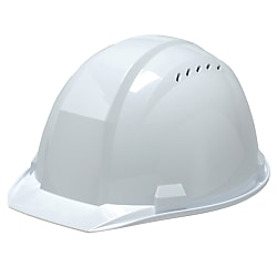 ヘルメットA-01V型（通気孔付・雨垂れ防止溝付・衝撃吸収ライナー付）