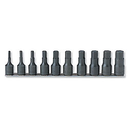 ハンドソケット1/2"（12.7mm） ヘックスビットソケット レールセット