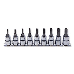 トルクスビットソケットセット　RS3025-9-HOLE