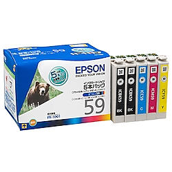 インクジェットカートリッジ 4色パック 種別：純正　IC5CL59