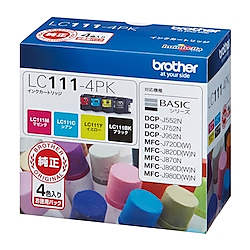 インクジェットカートリッジ LC111-4PK