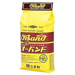 オーバンド1kg #16 透明 赤