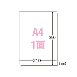 マルチプリンタラベル ノーカット 1000シート入 画像