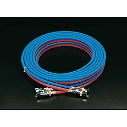 (5.5+5.5mm)x10m カプラ付ツインホース