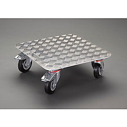 500x500mm/250kg ドーリー(ブレーキ付/アルミ製) 画像