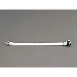 19mm/460mm ラチェットめがね(首振り型)