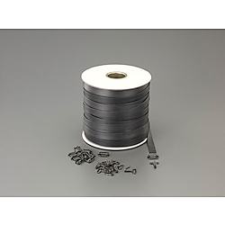 20x2.0mmx100m 平ゴムロープ（金具付）フック内径11mm