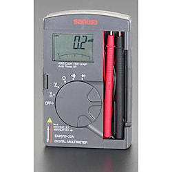 ポケットデジタルテスター（電池電圧3V時,約2.9V）EA707D-22A