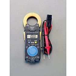 デジタルクランプメーター 小型軽量,AC/DC両用タイプ（真の実効値測定可能）