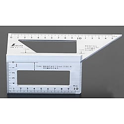 169x63x73mm 角材定規(アルミ製)
