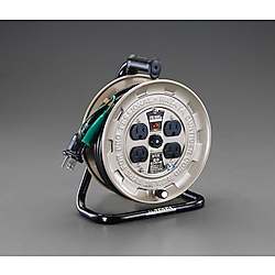 AC125V/15A/10m コードリール(温度センサー・接地付)