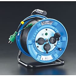AC125V/22A/30m コードリール(防雨型/アース付)