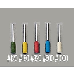 6x15mm 軸付砥石(#180/3mm軸)