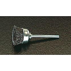 20mm/3.0mm軸 カップ型軸付ブラシ(スチール製)