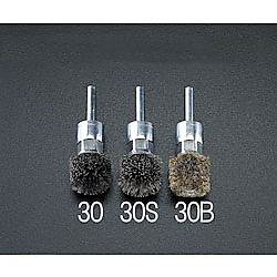 30mm/6.0mm軸 軸付ブラシ(ステンレス製)