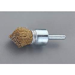 32mm/6mm軸 軸付ブラシ(筒型/スチール製)