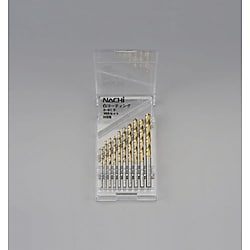 2.0-6.0mm ドリルセット(10本組/TiN-HSS)