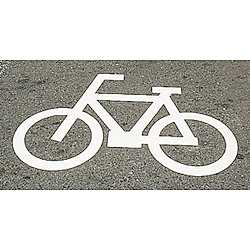1000x700mm 路面道路標識[自転車]