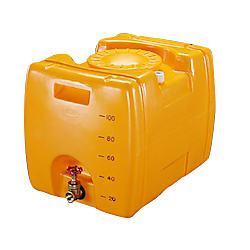 ポリエチレン給水容器（バルブ付）