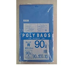 90L ごみ袋(青/半透明/200枚)