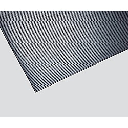 耐電ゴム板　Ｌｉｇｈｔ（軽量タイプ）Ｂ山　黒　６　１ｍ×６ｍｍ