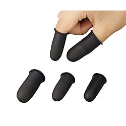 指サック（天然ゴム製） 導電性カーボンタイプ 50個入