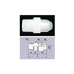 ハーフ・ユニオン PT1/2φ10 5個入 東京硝子器械